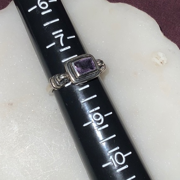Silpada Sterling Silver Amethyst Ring - Picture 5 of 5